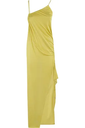 BLUMARINE Dames, Jurken, Geel, Maat: 2XS Jersey