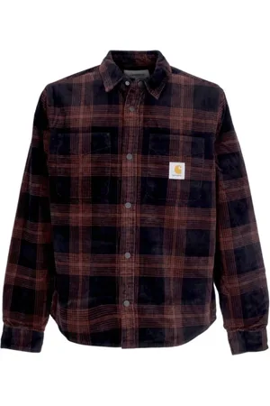 Carhartt Heren, Overhemden, Bruin, Maat: S