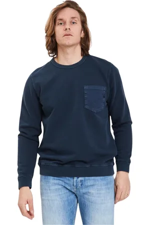 Dondup Heren, Sweatshirts & Hoodies, Blauw, Maat: S