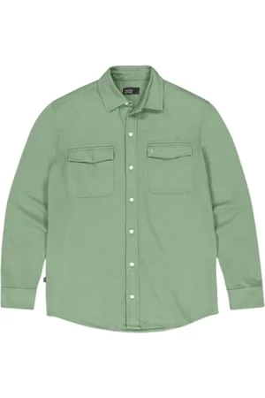 Butcher of Blue Heren, Overhemden, Groen, Maat: M Jersey