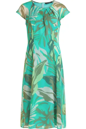 Betty Barclay Dames, Jurken, Groen, Maat: XL Chiffon