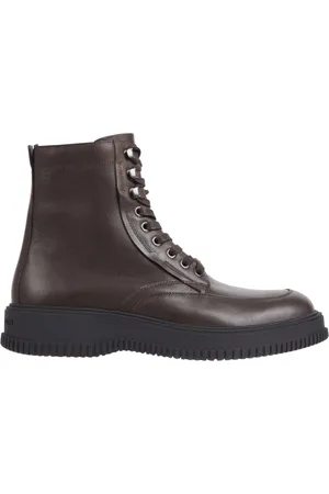 Tommy Hilfiger Heren, Schoenen, Bruin, Maat: 43 EU Leer