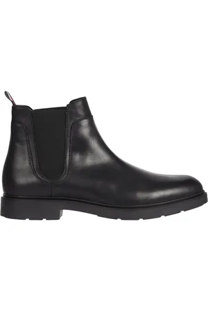 Tommy Hilfiger Heren, Schoenen, Zwart, Maat: 43 EU Leer