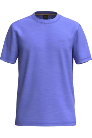 HUGO BOSS Heren, Tops, Paars, Maat: L Katoen