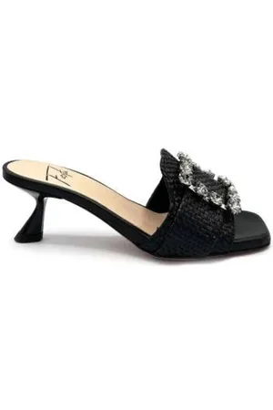 ROBERTO FESTA Dames, Schoenen, Zwart, Maat: 39 EU Leer