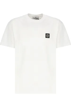Stone Island Heren, Tops, Wit, Maat: S Katoen