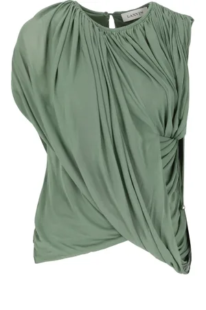 Lanvin Dames, Blouses & Shirts, Groen, Maat: S Zijde