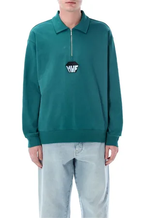 Huf Heren, Tops, Groen, Maat: XL Katoen