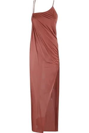 BLUMARINE Dames, Jurken, Bruin, Maat: S Jersey