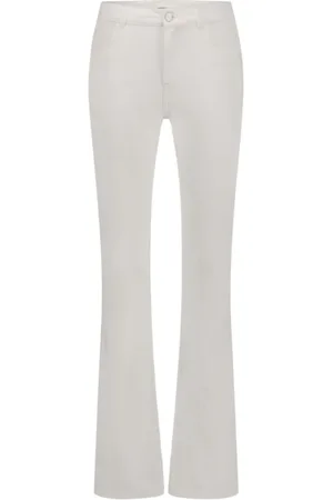 Fabienne Chapot Dames, Jeans, Wit, Maat: W32 L32 Katoen