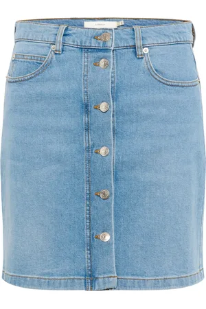 INWEAR Dames, Rokken, Blauw, Maat: L Denim