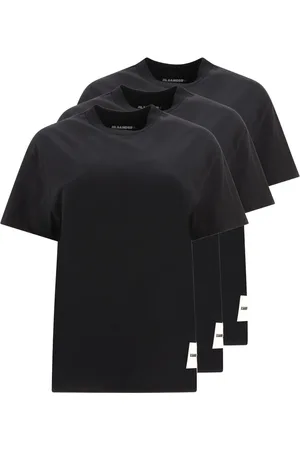 Jil Sander Heren, Tops, Zwart, Maat: M Katoen