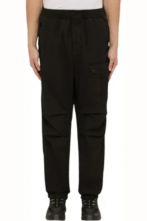 Stone Island Heren, Broeken, Zwart, Maat: W32 Katoen