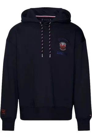 Tommy Hilfiger Heren, Sweatshirts & Hoodies, Blauw, Maat: XL Katoen