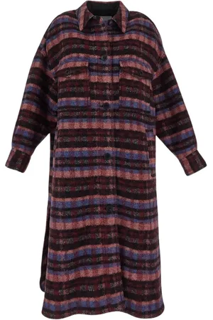 Isabel Marant Dames, Mantels, Veelkleurig, Maat: M Wol