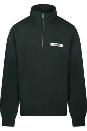 Jacquemus Heren, Sweatshirts & Hoodies, Groen, Maat: S Katoen