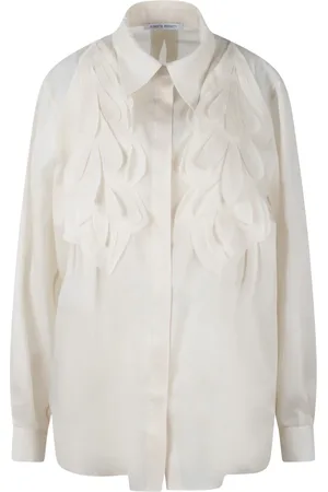 Alberta Ferretti Dames, Blouses & Shirts, , Maat: M Katoen