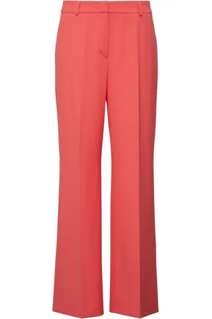 Comma, Dames, Broeken, Roze, Maat: M Viscose