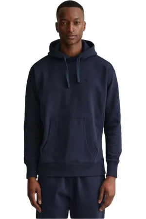 GANT Heren, Sweatshirts & Hoodies, Blauw, Maat: XL Katoen