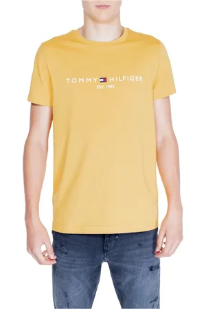 Tommy Hilfiger Heren, Tops, Geel, Maat: L Katoen