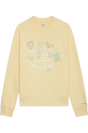 Zadig & Voltaire Dames, Sweatshirts & Hoodies, Geel, Maat: L