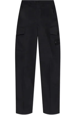 Stone Island Heren, Broeken, Zwart, Maat: W32 Katoen