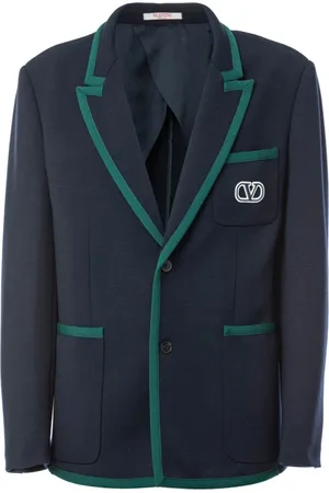 VALENTINO GARAVANI Heren, Jassen, Blauw, Maat: L Wol