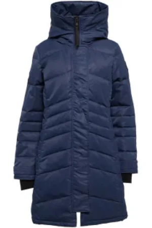 Canada Goose Dames, Mantels, Blauw, Maat: XL Leer