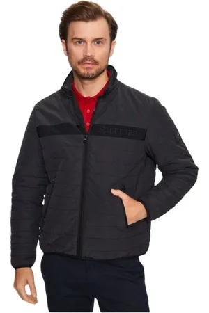Tommy Hilfiger Heren, Jassen, Zwart, Maat: XL Katoen