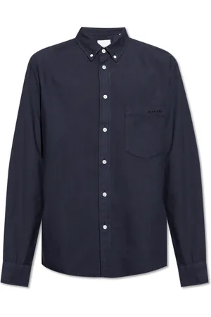 Isabel Marant Heren, Overhemden, Blauw, Maat: M Katoen