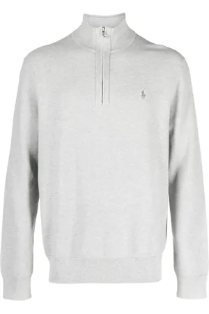 Ralph Lauren Heren, Truien, Grijs, Maat: 2XL Katoen