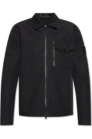 Stone Island Heren, Jassen, Zwart, Maat: L Katoen