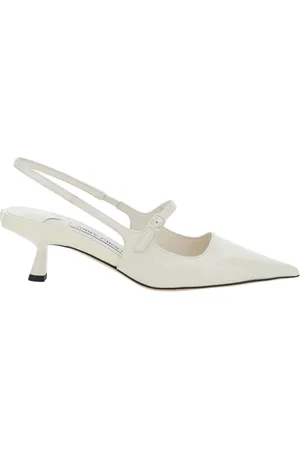 Jimmy Choo Dames, Schoenen, Wit, Maat: 38 EU Leer