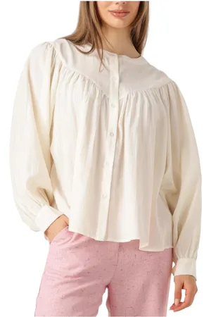 Ydence Dames, Blouses & Shirts, Wit, Maat: L