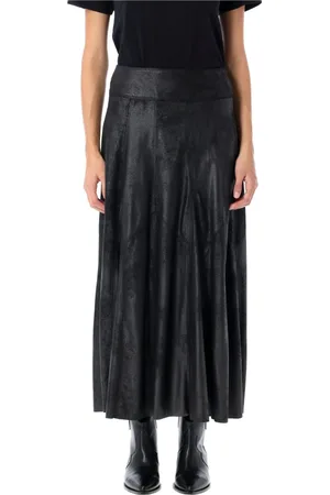 Isabel Marant Dames, Rokken, Zwart, Maat: S Leer