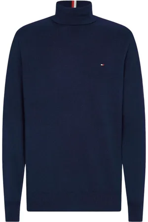 Tommy Hilfiger Heren, Truien, Blauw, Maat: 2XL Katoen