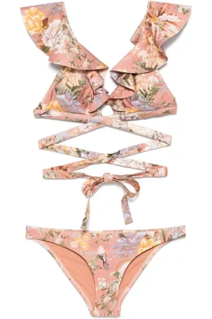ZIMMERMANN Dames, Badkleding, Roze, Maat: M Polyamide