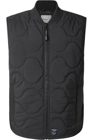 Pepe Jeans Heren, Jassen, Zwart, Maat: S Leer