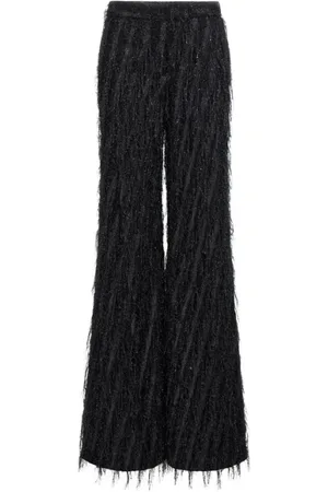 Roberto Cavalli Dames, Broeken, Zwart, Maat: M