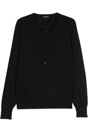 Tom Ford Heren, Tops, Zwart, Maat: M Zijde
