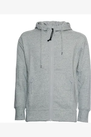 C.P. Company Heren, Sweatshirts & Hoodies, Grijs, Maat: M Fleece