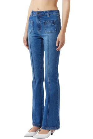Silvian Heach Dames, Jeans, Blauw, Maat: W28 Katoen