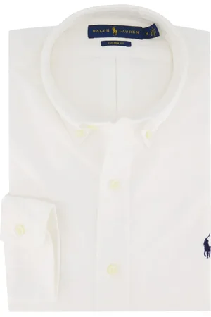 Ralph Lauren Heren, Overhemden, Wit, Maat: 2XL Katoen