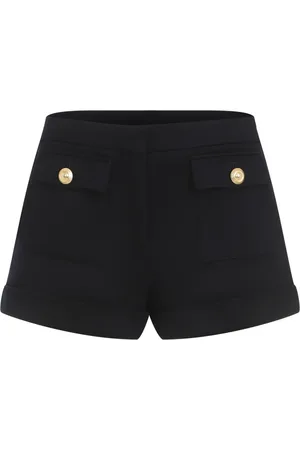 Tom Ford Dames, Korte broeken, Blauw, Maat: XS Wol