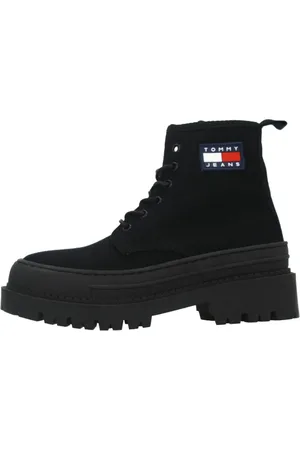 Tommy Hilfiger Dames, Schoenen, Zwart, Maat: 40 EU Katoen