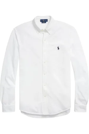 Ralph Lauren Heren, Overhemden, Wit, Maat: L Katoen