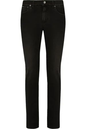Dolce & Gabbana Heren, Jeans, Zwart, Maat: 3XL Denim
