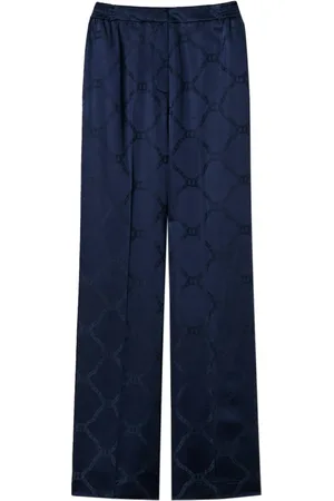 Twin-Set Dames, Broeken, Blauw, Maat: S
