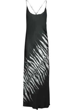 Roberto Cavalli Dames, Jurken, Zwart, Maat: M Zijde