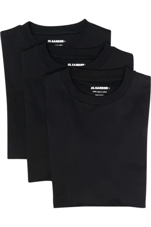 Jil Sander Heren, Tops, Zwart, Maat: M Katoen